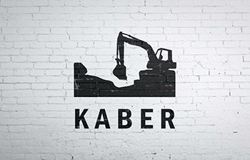 KABER logo  grafika  print  web